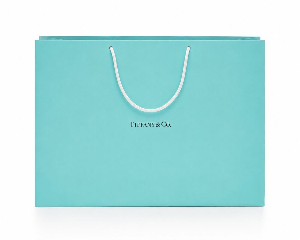 NEW Tiffany & Co Paper Shopping Bag Iconic Blue Large 15" x 11" - PACK OF 10